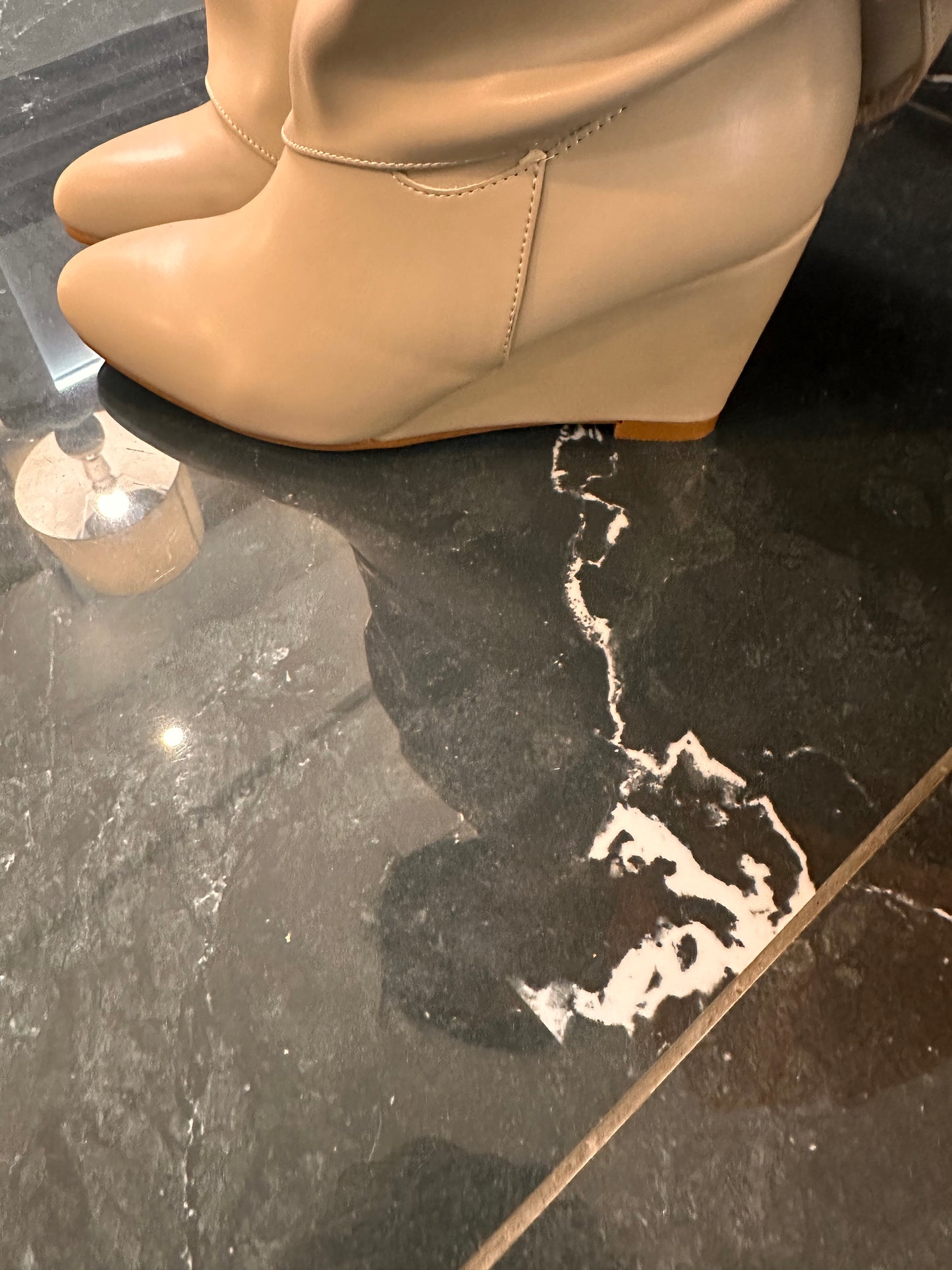 Bottes beige
