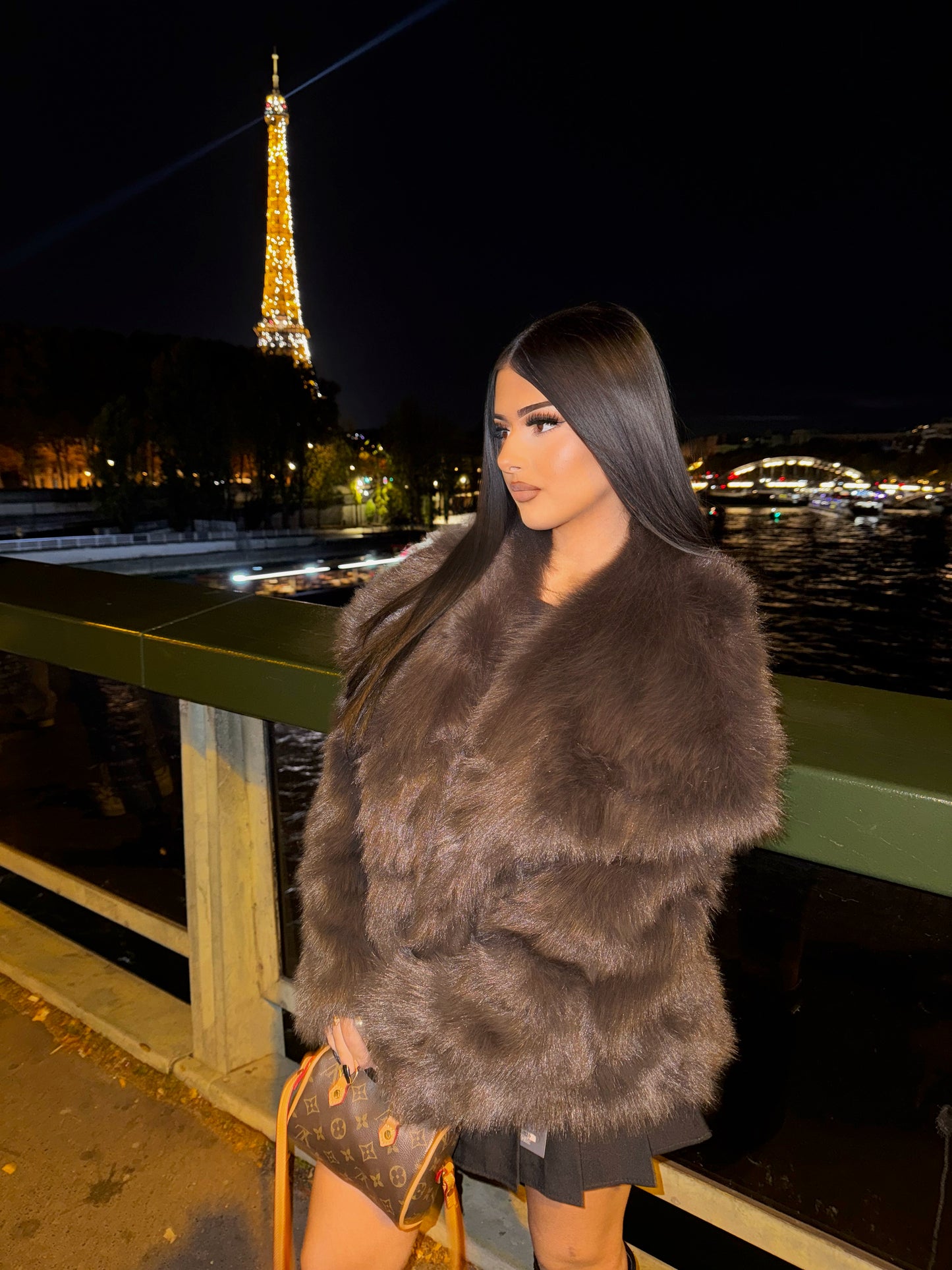 VESTE EFFET FOURURE LA PARISIENNE