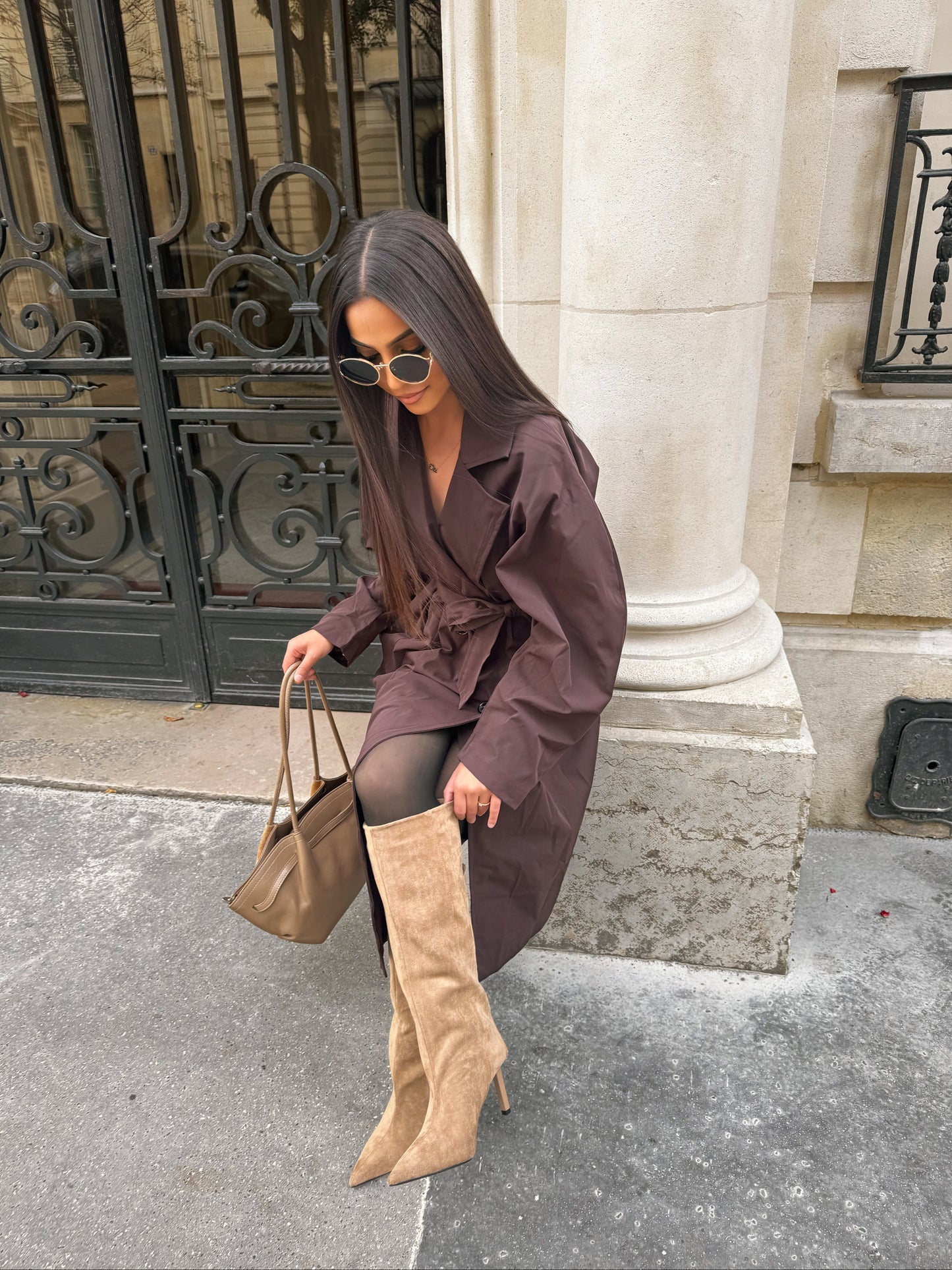 TRENCH MANCHES BOUFFANTES