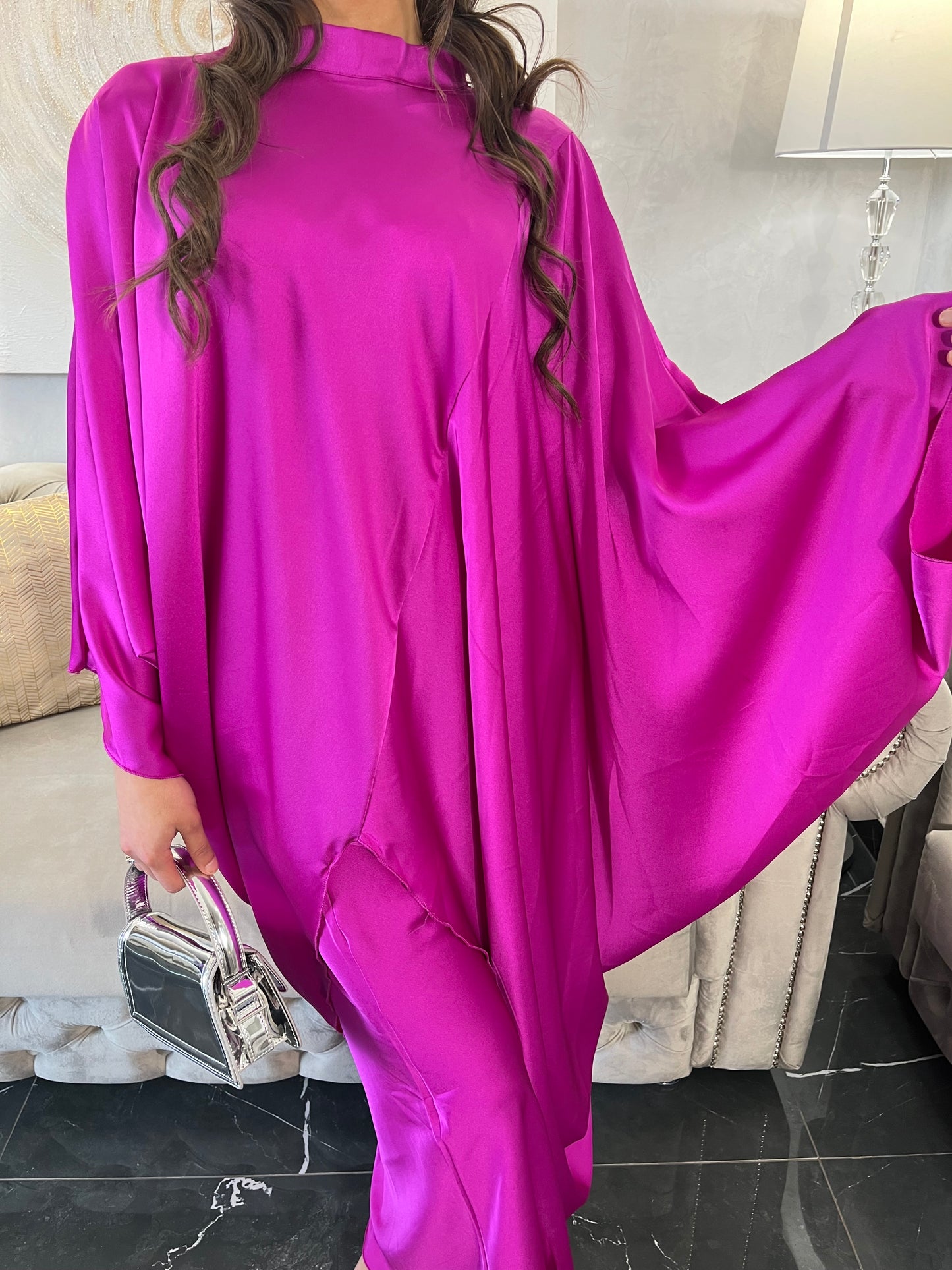Ensemble jupe satinée princesse LEYA