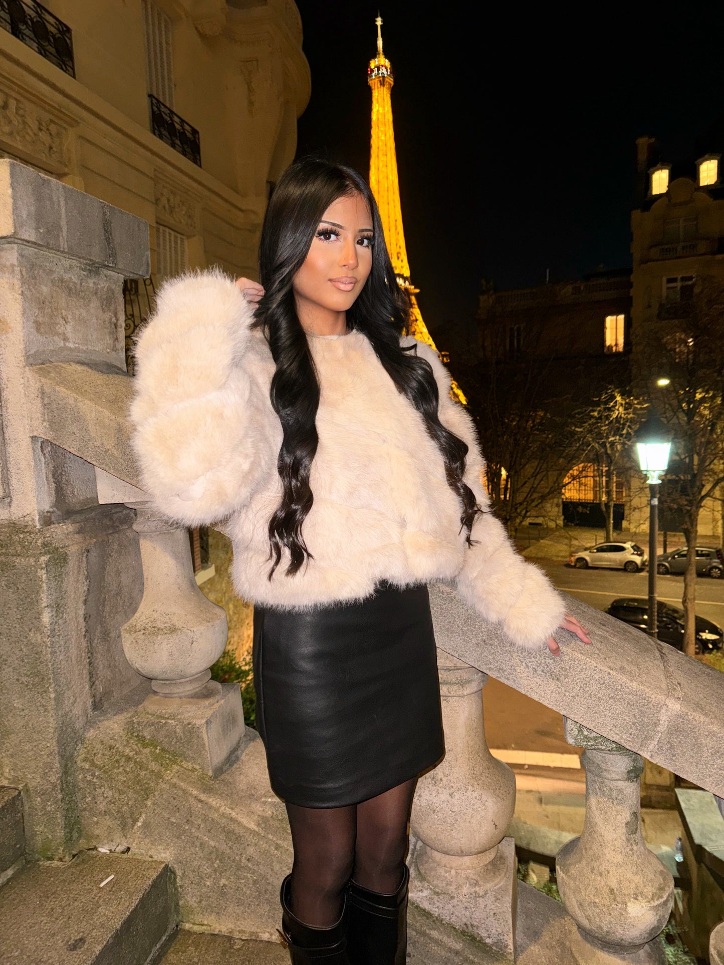 VESTE EFFET FOURRURE PRINCESSE MAVI