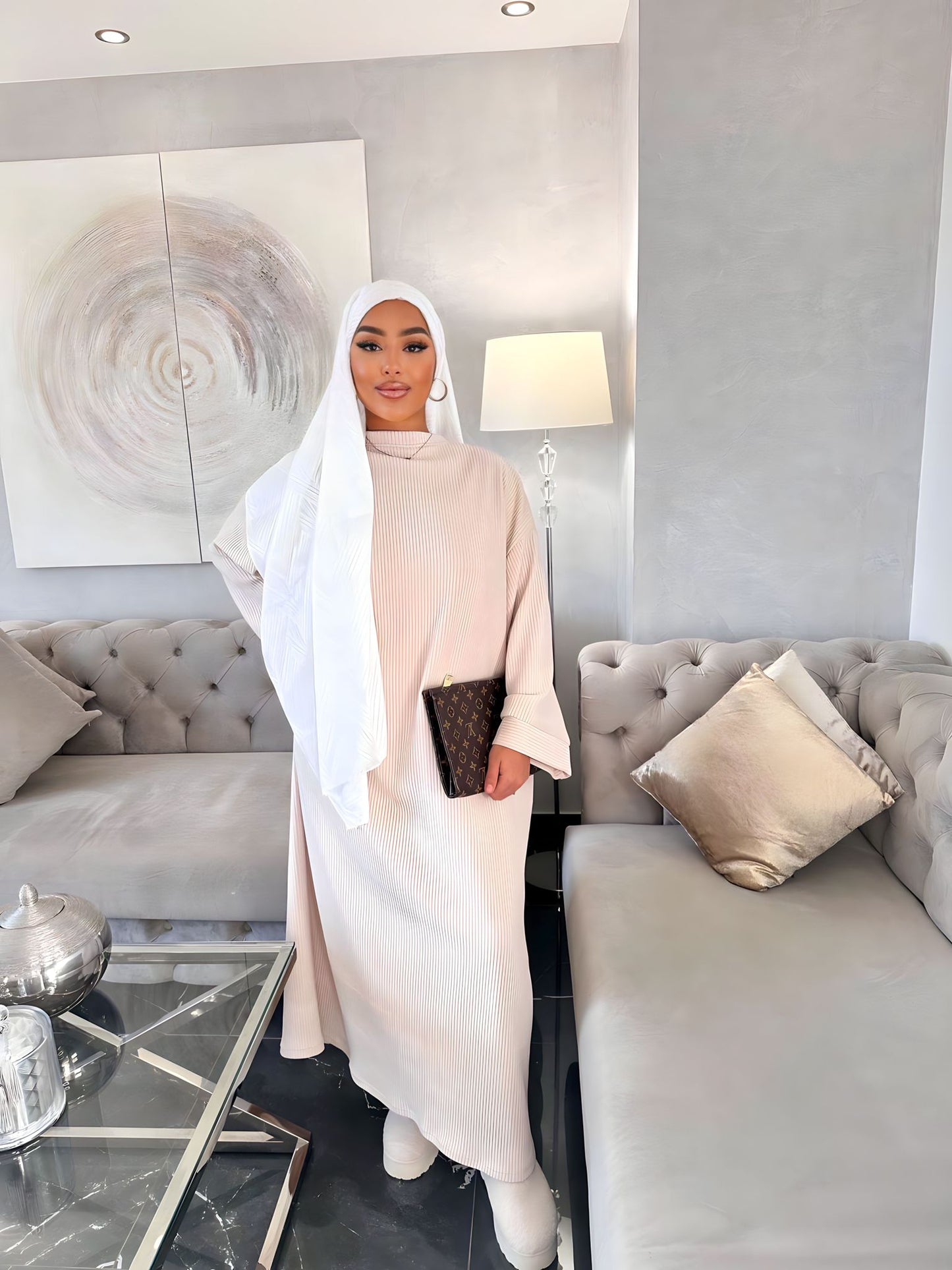 Robe hiver côtelée princesse Amira