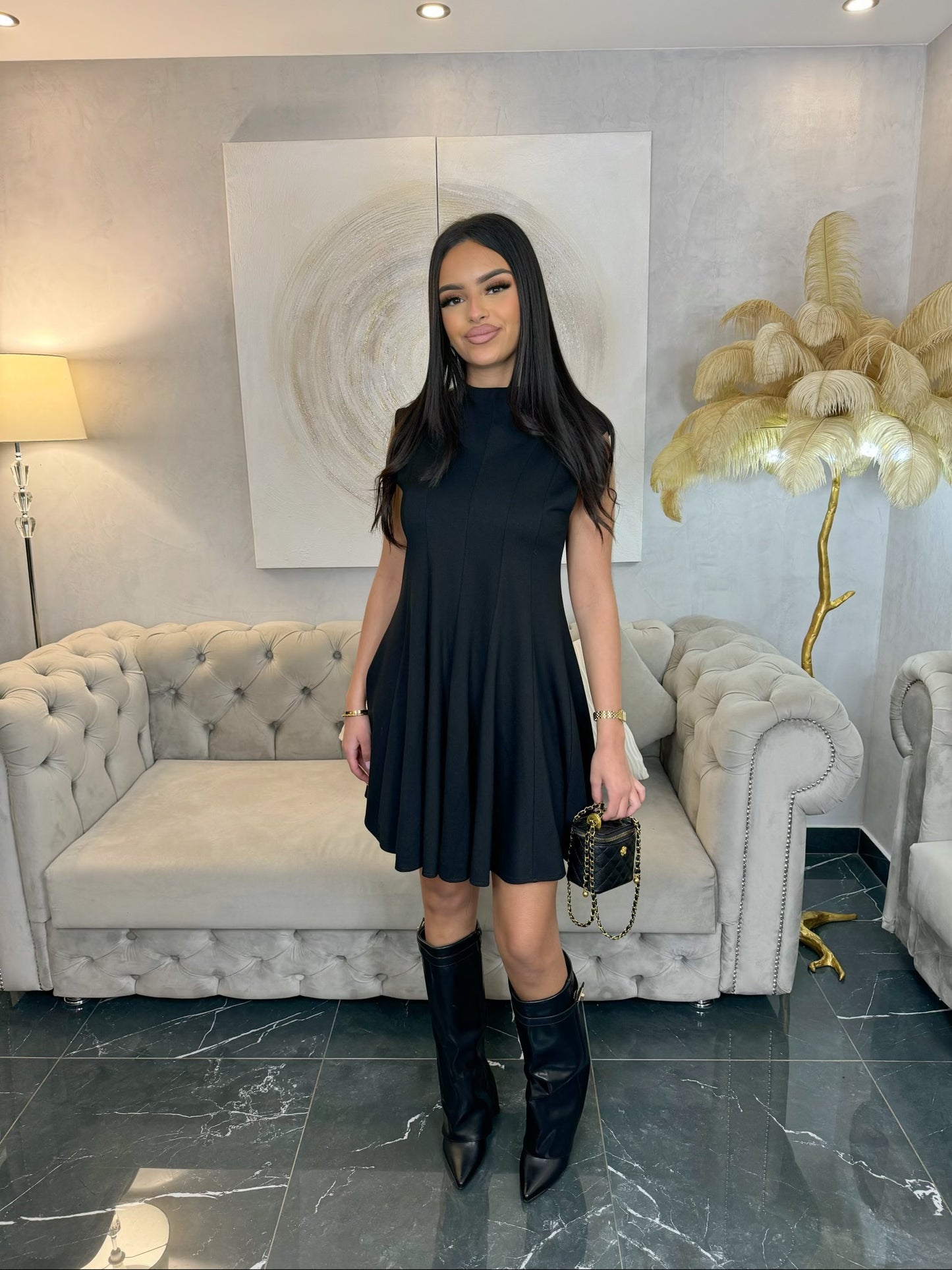 ROBE PATINEUSE CINTRÉE