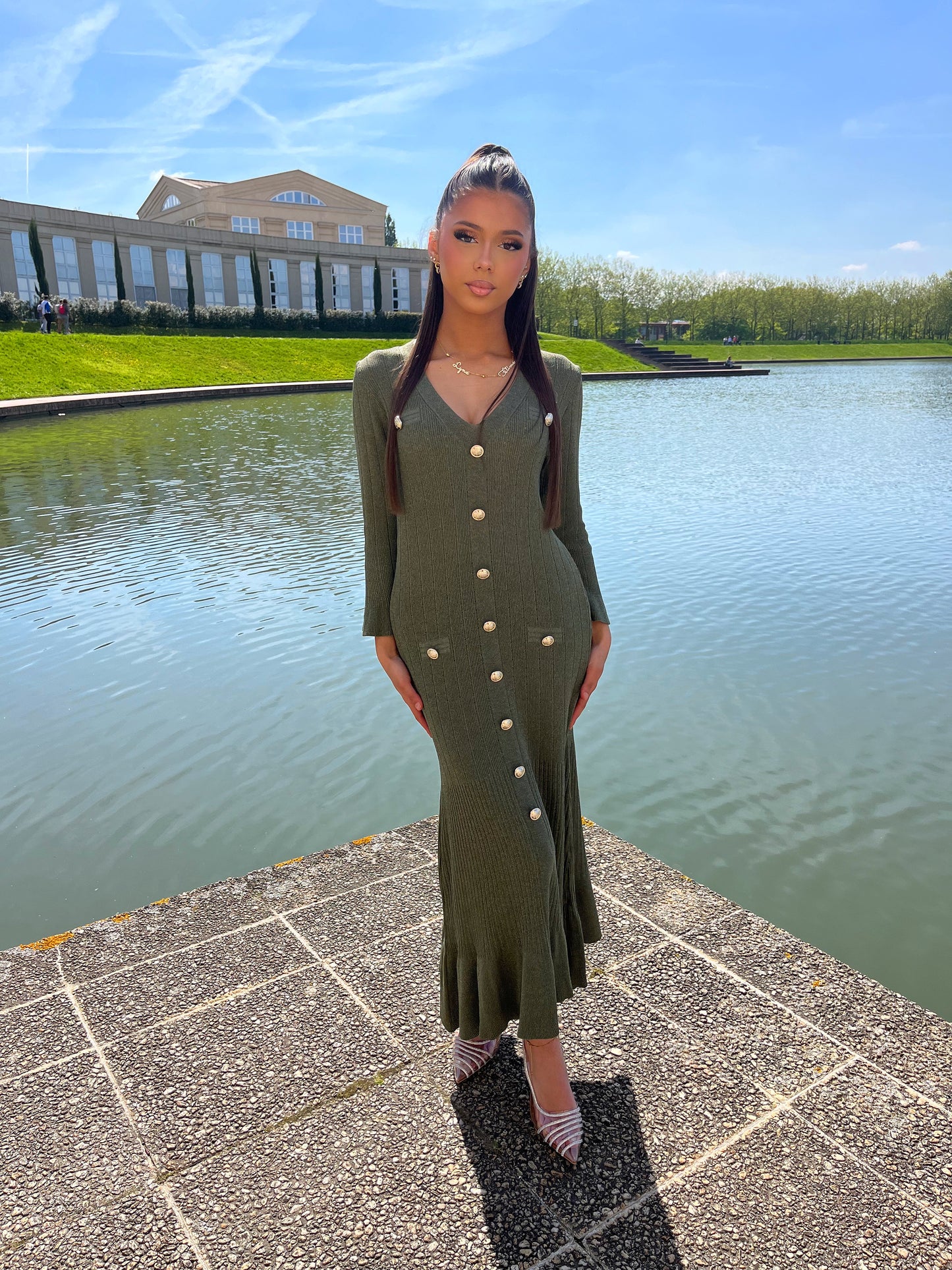 Robe longue princesse Sandra