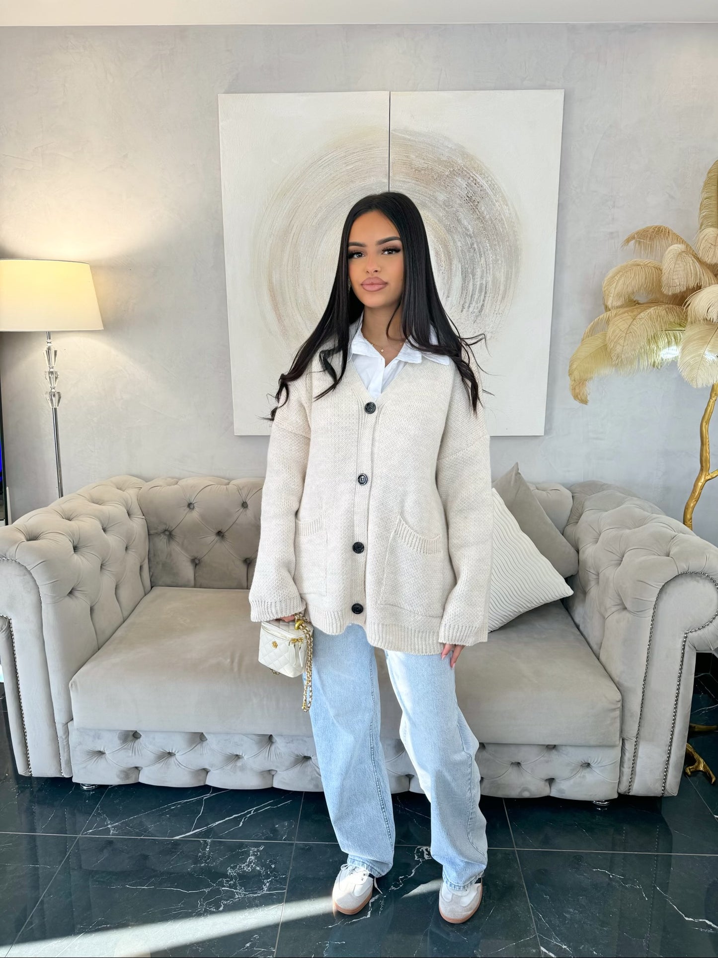 GILET EN MAILLE DOUX PRINCESSE LAMIA