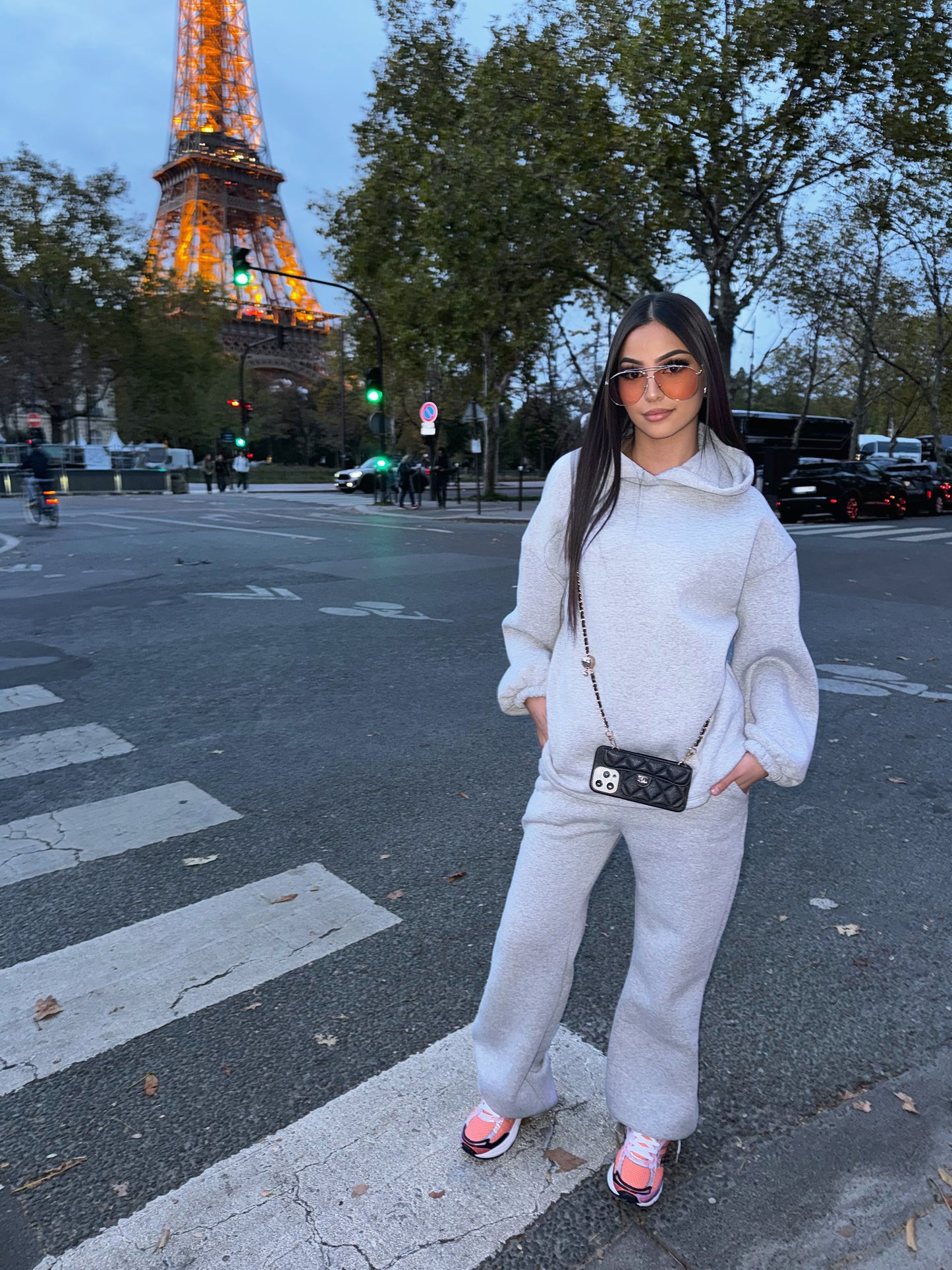 ENSEMBLE JOGGING OVERSIZE GRIS