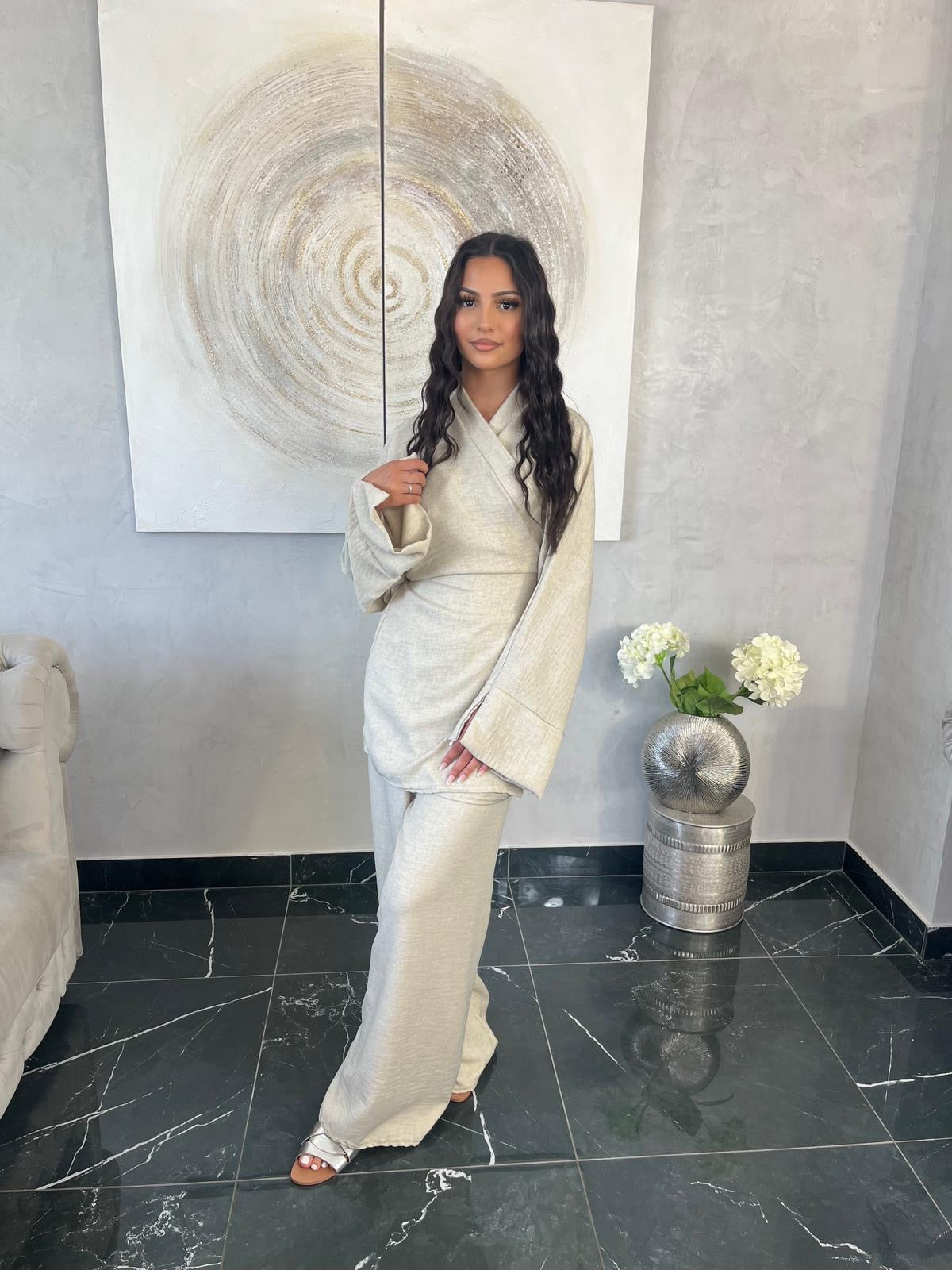 Ensemble pantalon à noeud princesse Lila