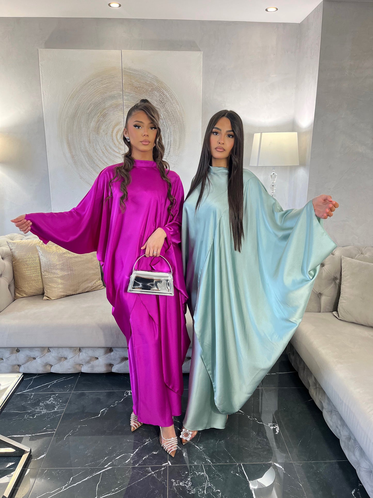 Ensemble jupe satinée princesse LEYA