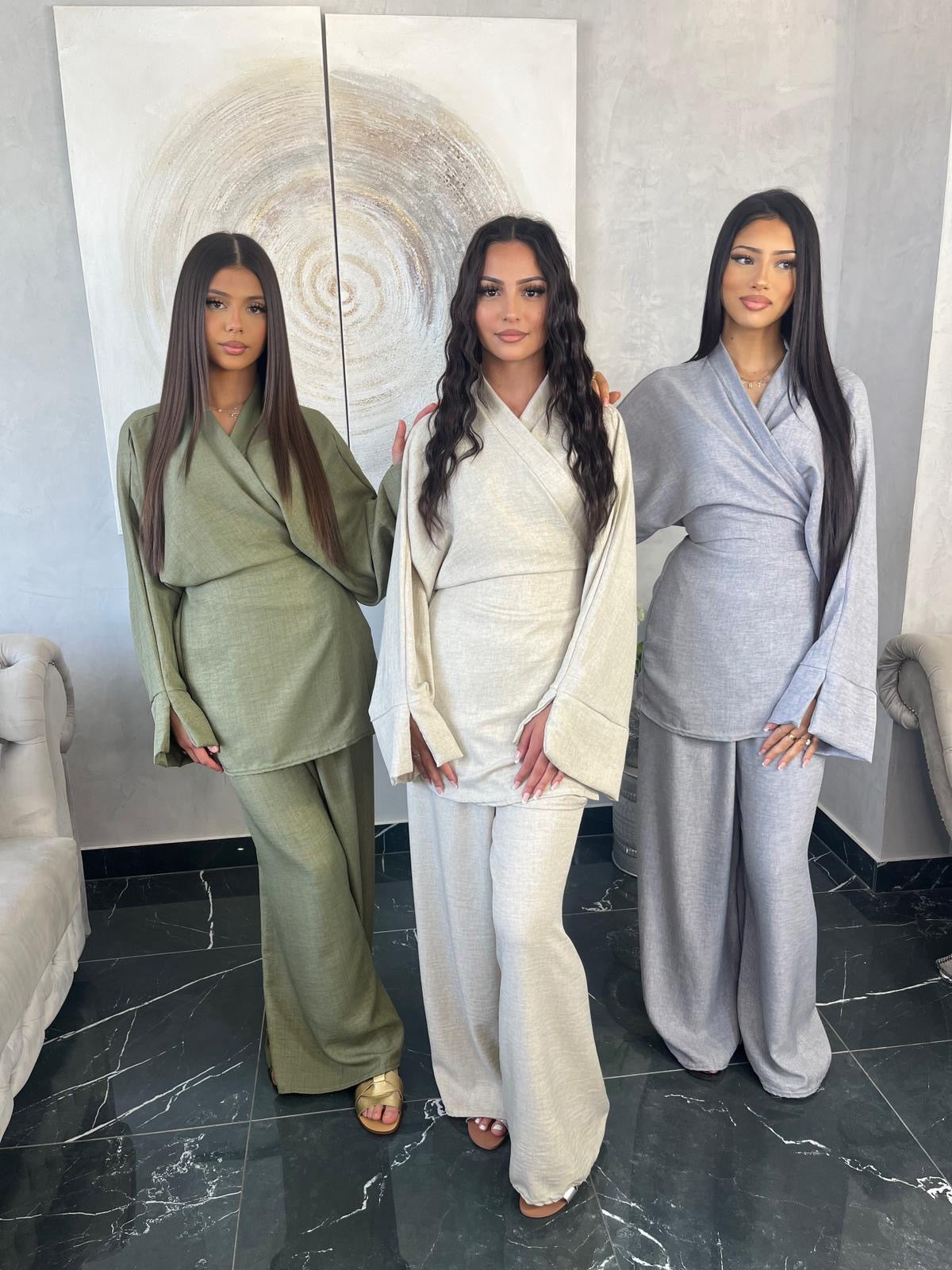 Ensemble pantalon à noeud princesse Lila