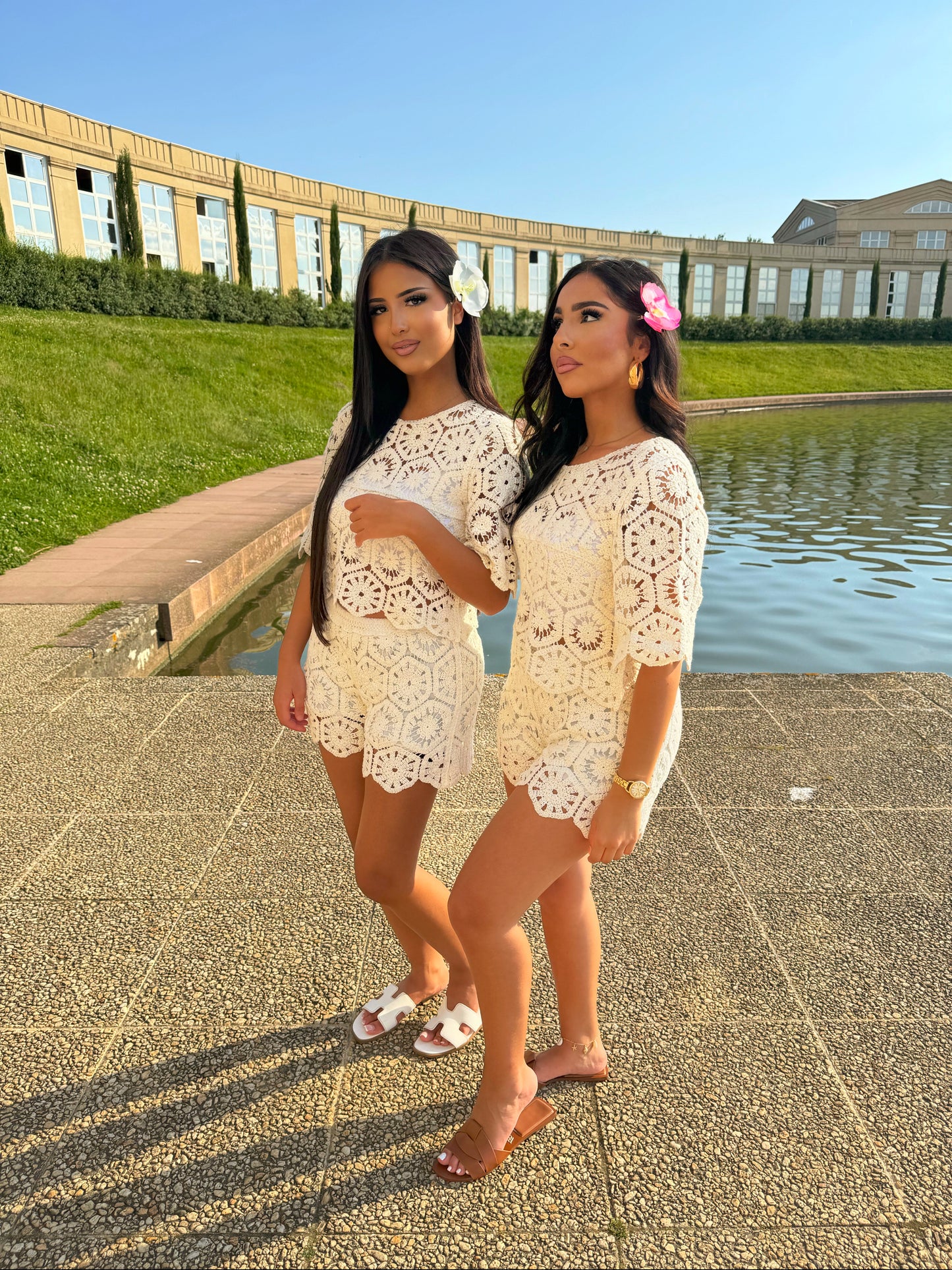 Ensemble short crochet Princesse Naila