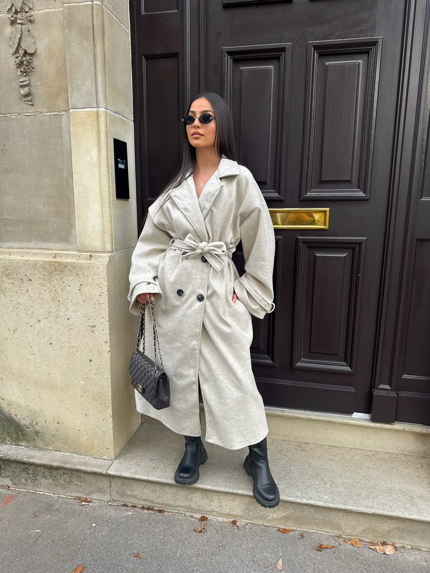 MANTEAU LONG STYLE TRENCH