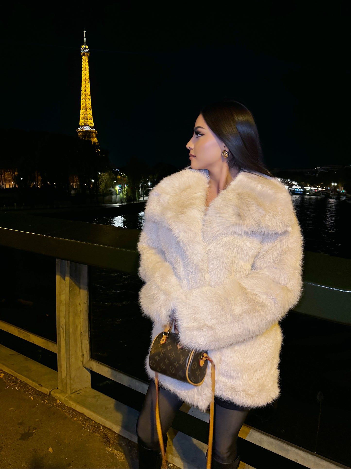 VESTE EFFET FOURURE LA PARISIENNE