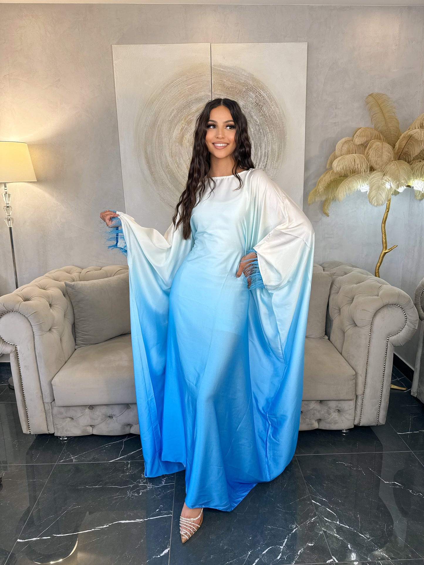 Robe à plumes Princesse Mila