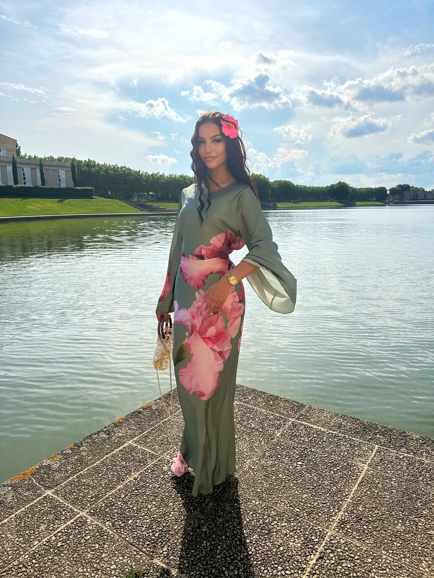 Robe cintrée à lacets Princesse Rose