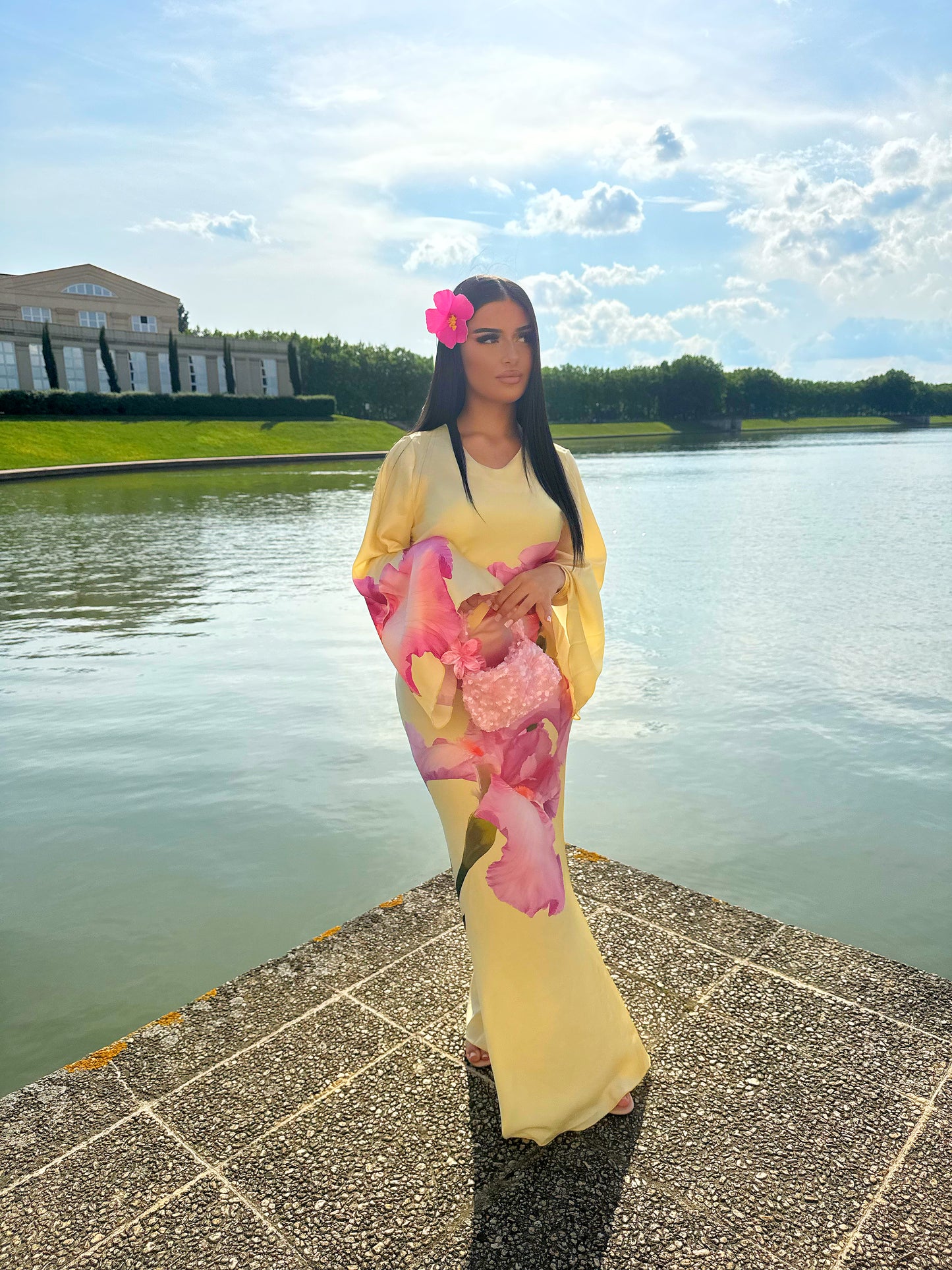 Robe cintrée à lacets Princesse Rose