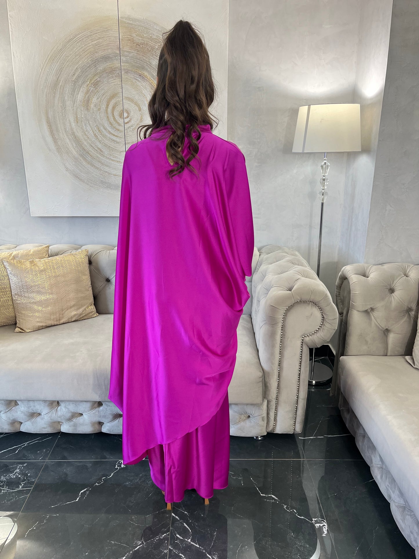 Ensemble jupe satinée princesse LEYA