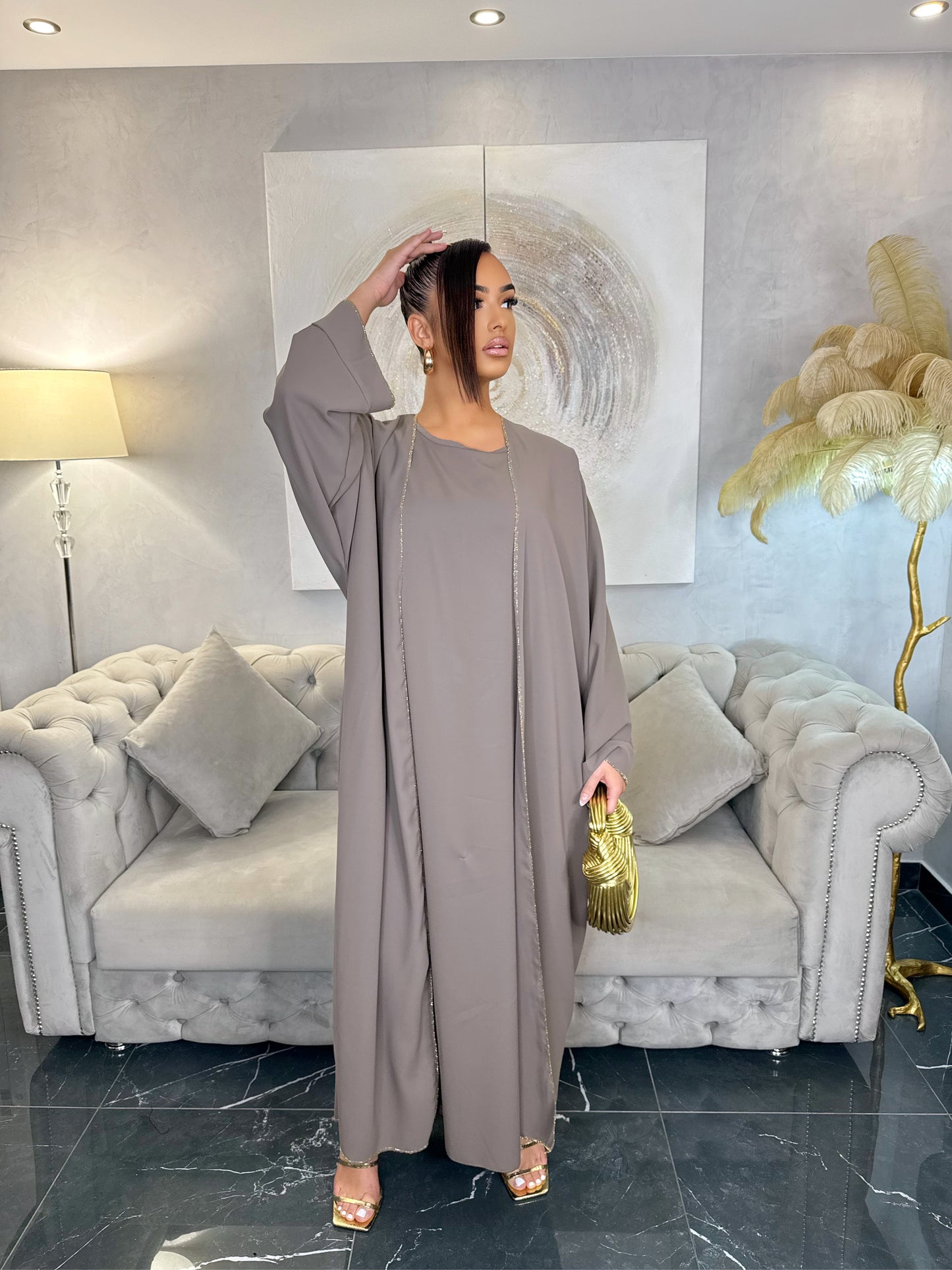 ABAYA DEUX PIÈCES princesse ALBA