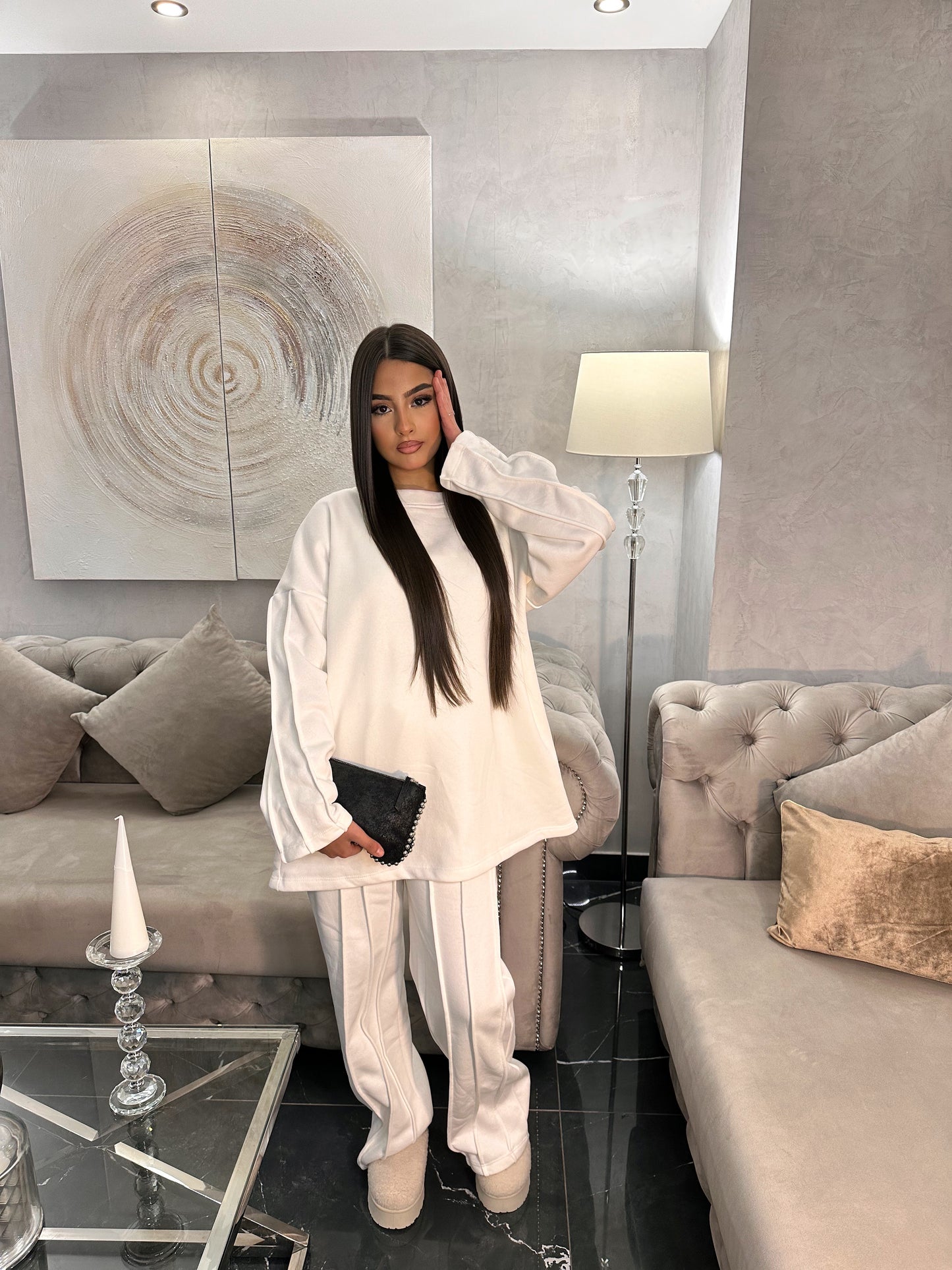 Ensemble jogging molletoné hiver Princesse Siwar