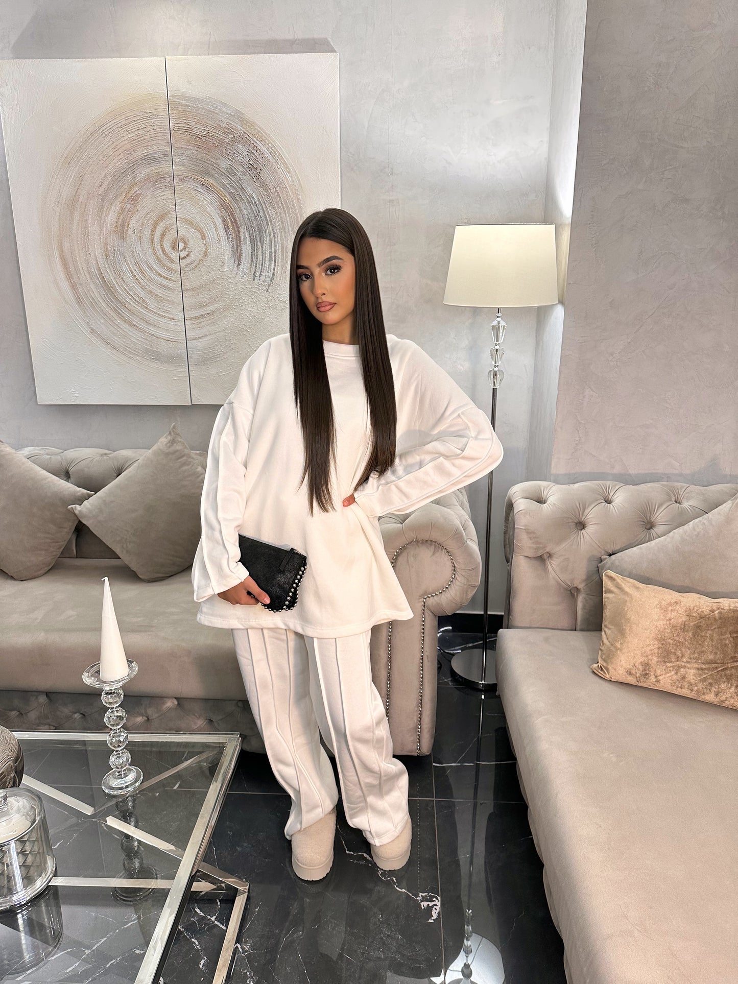 Ensemble jogging molletoné hiver Princesse Siwar
