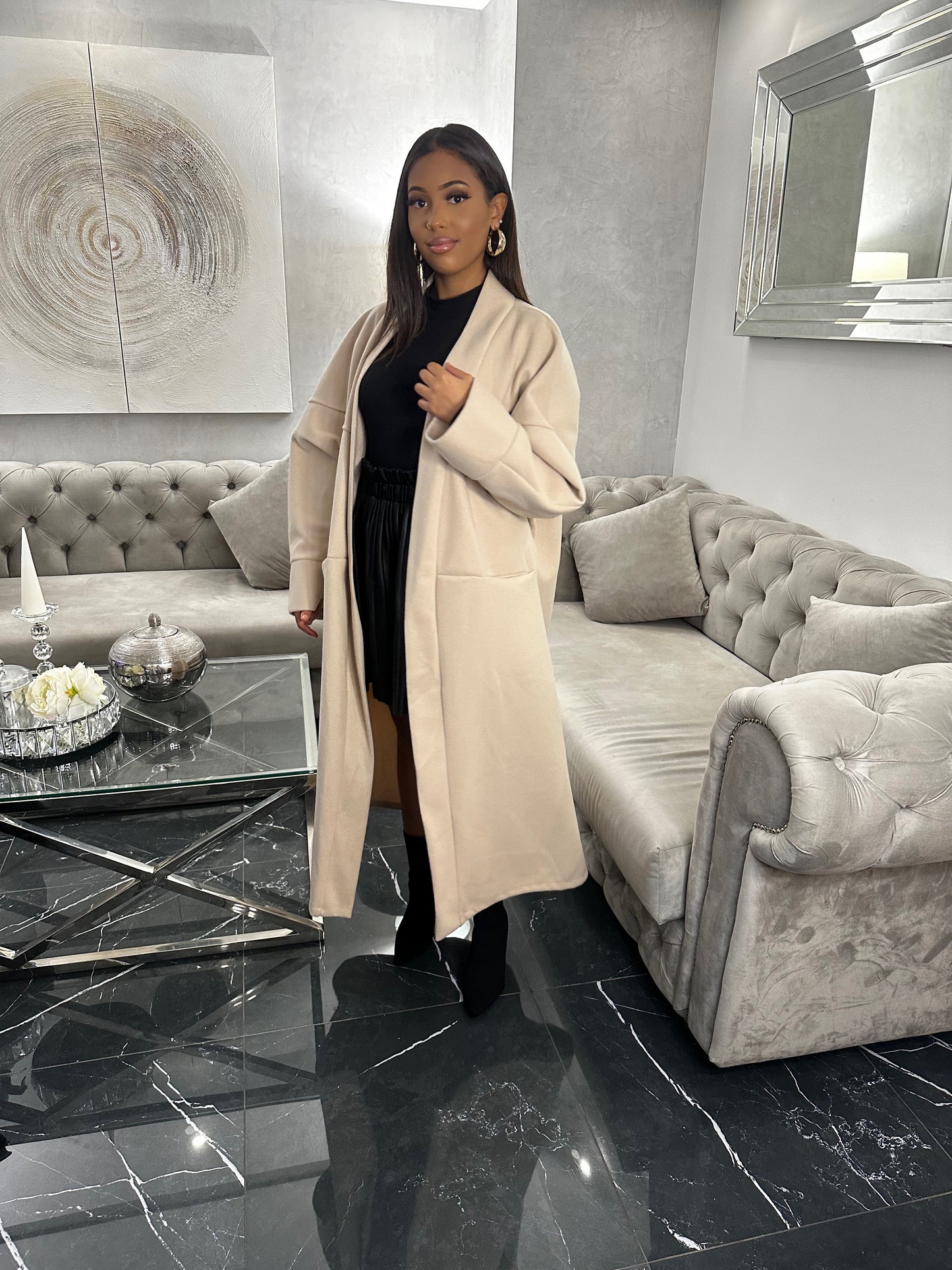 MANTEAU LONG OVERSIZE PRINCESSE INÉS