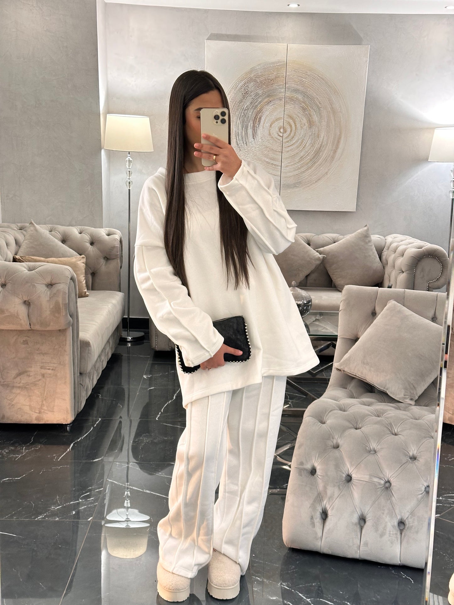 Ensemble jogging molletoné hiver Princesse Siwar