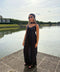 ROBE LONGUE À POIS