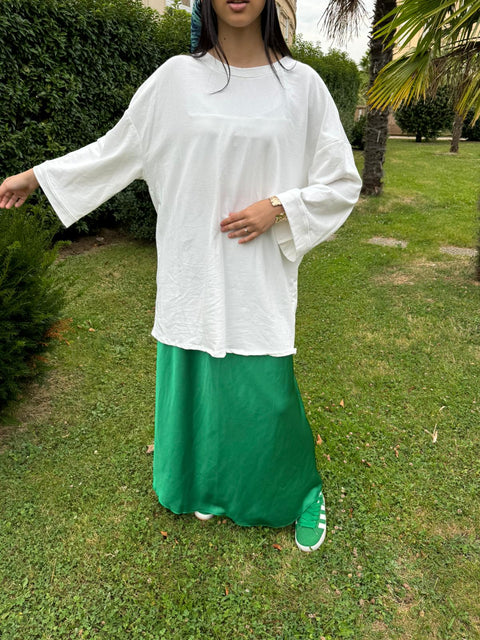 Teeshirt oversize manches longues