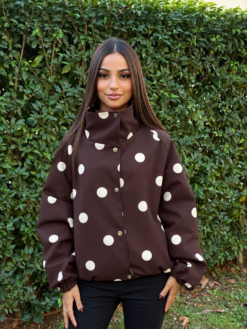 VESTE A POIS PRINCESSE ELYNA
