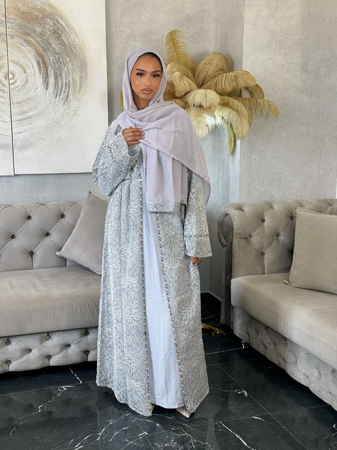 ABAYA DUBAI GRIS