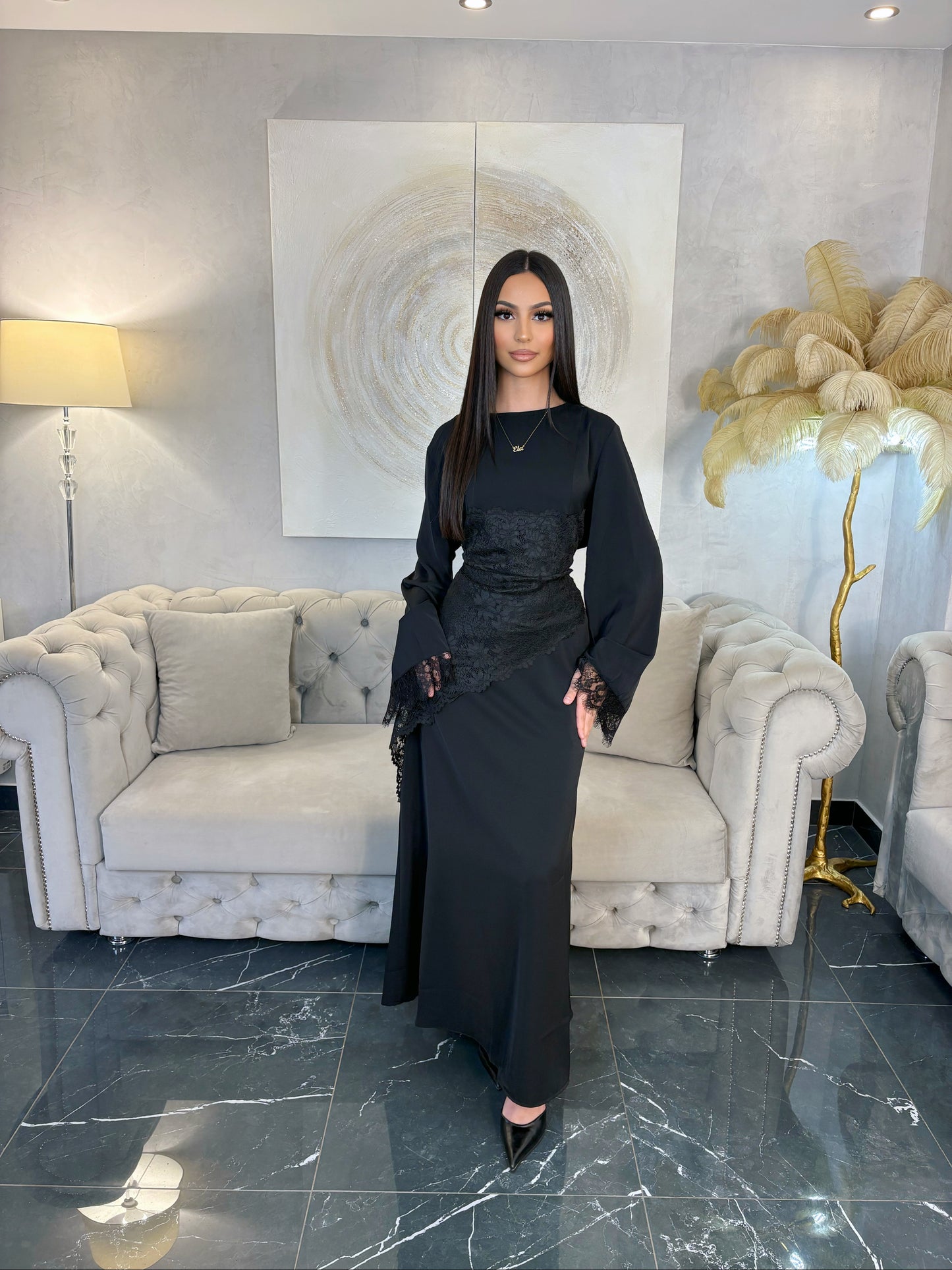 ROBE Á DENTELLE PRINCESSE INÈS