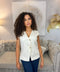 TOP A BOUTONS BIJOUX PRINCESSE AUREA