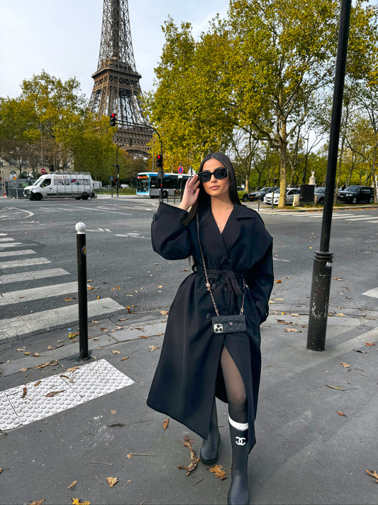 MANTEAU LONG STYLE TRENCH