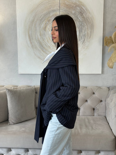 BLAZER ÉCHARPE INTÉGRÉ