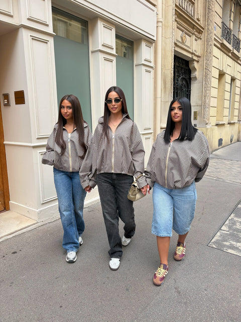 VESTE A CARREAUX VICHY
