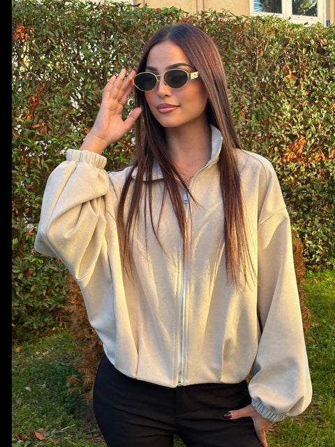 VESTE EFFET SUÉDINE