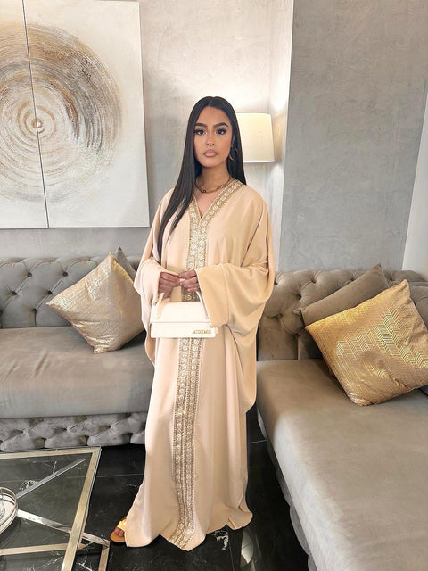 Abaya à strass princesse Houyame