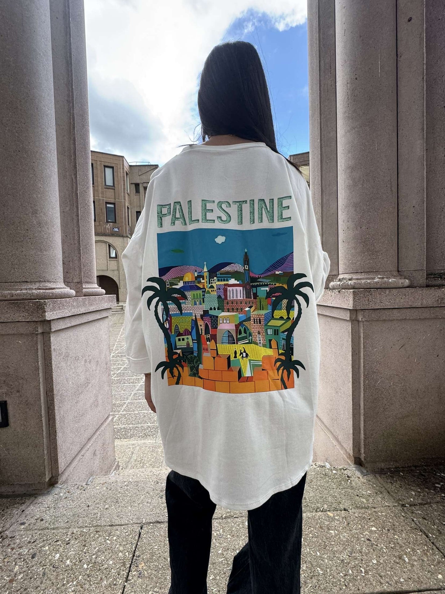 Tee-shirt Palestine manches longues
