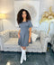 ROBE COURTE CINTRÉE PRINCESSE NOUR