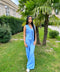 Ensemble pantalon à nœud princesse Aurélia