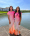 Robe longue satinée princesse Iris