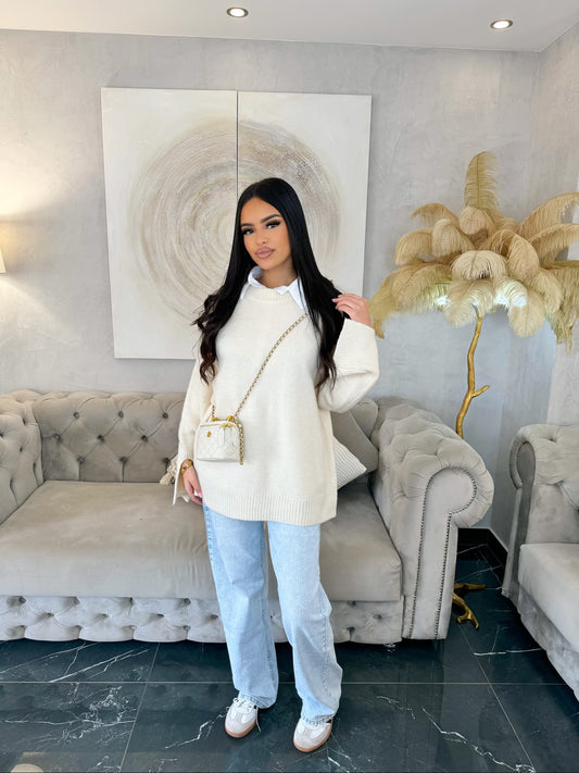 PULL EN MAILLE DOUX PRINCESSE IMANE