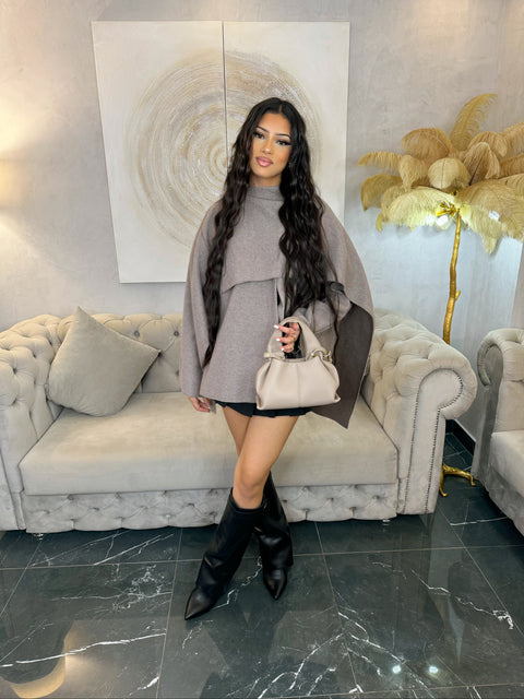 Veste écharpe intégrée princesse Alma