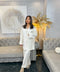 Ensemble pantalon côtelé