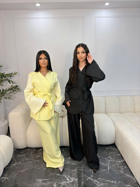 ENSEMBLE KIMONO BROCARD