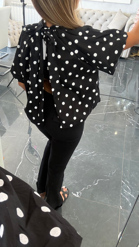 BLOUSON A POIS
