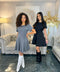 ROBE COURTE CINTRÉE PRINCESSE NOUR
