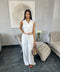 Ensemble pantalon effet lin princesse MYRIAM