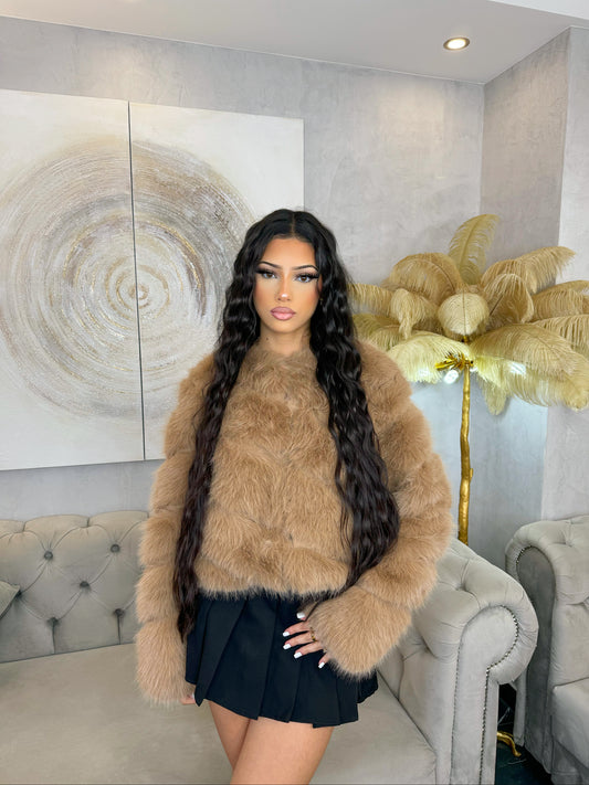 VESTE EFFET FOURRURE PRINCESSE MAVI