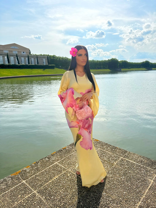 Robe cintrée à lacets Princesse Rose