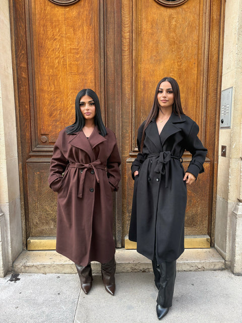 MANTEAU STYLE TRENCH PRINCESSE AMEENA